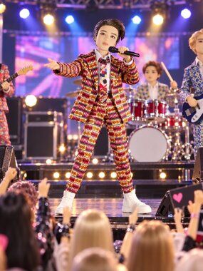 Mattel BTS Jimin Core Idol Fashion Doll K-Pop Multicolor Suit White Boots
